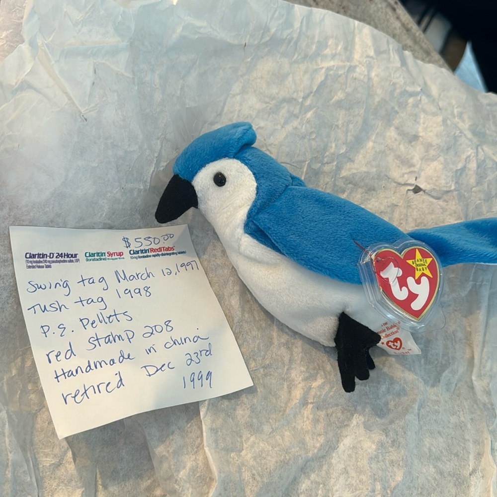 Rocket beanie baby